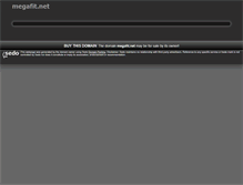 Tablet Screenshot of megafit.net